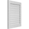 Ekena Millwork Vertical Surface Mount PVC Gable Vent: Functional, w/ 3-1/2"W x 1"P Standard Frame, 26"W x 34"H GVPVE26X3401SF - alternate 2